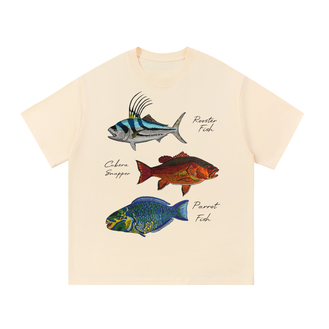 Tropical Reef Mix Essential Cotton T-Shirt