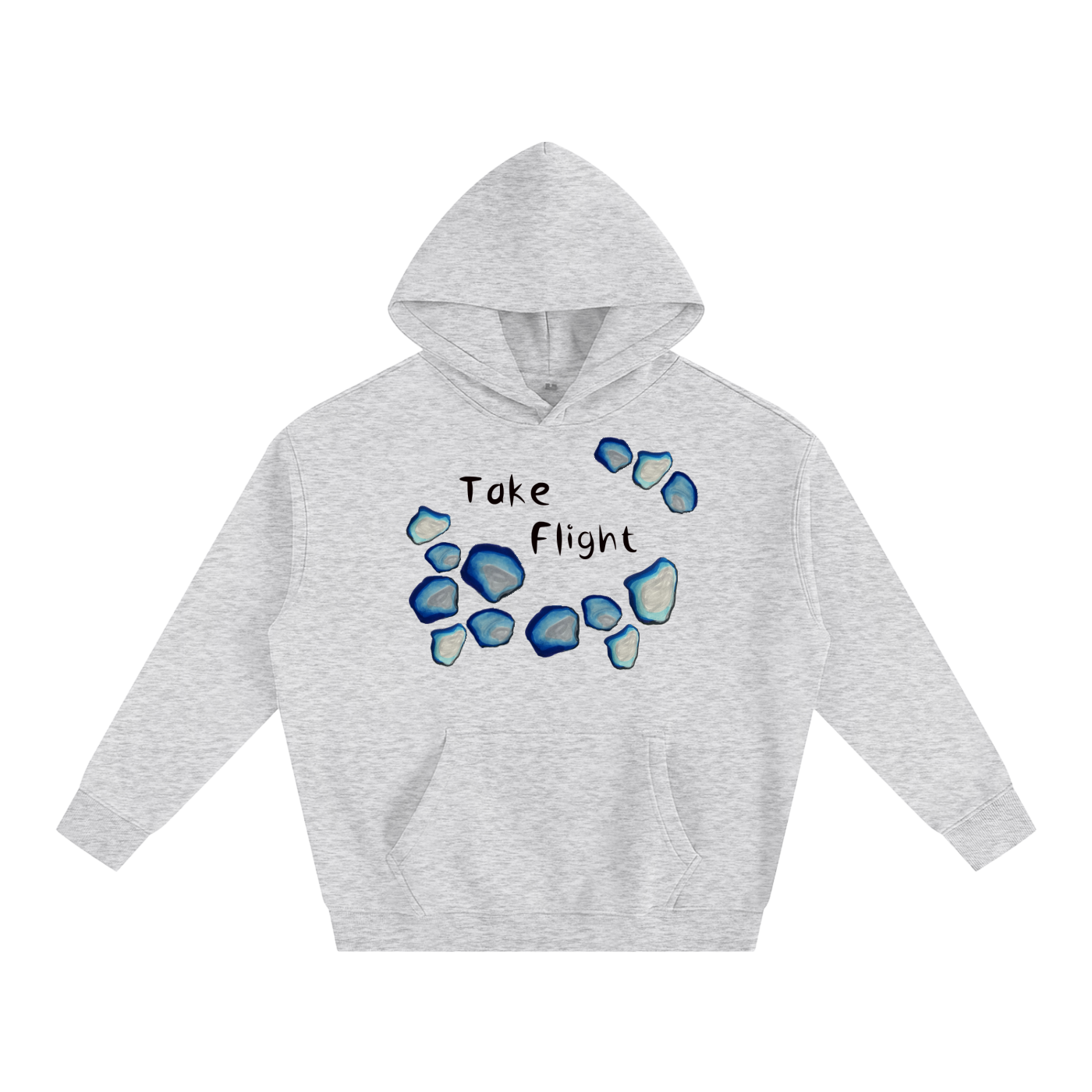 Flying Fish Oversize Fleeced Hoodie
