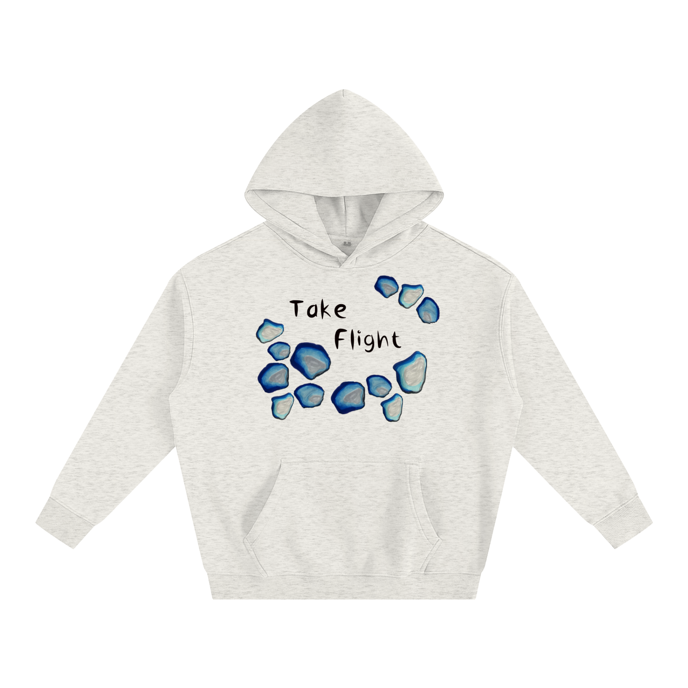 Flying Fish Oversize Fleeced Hoodie