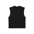 Gangster fish Raw Edge Cotton Tank Top