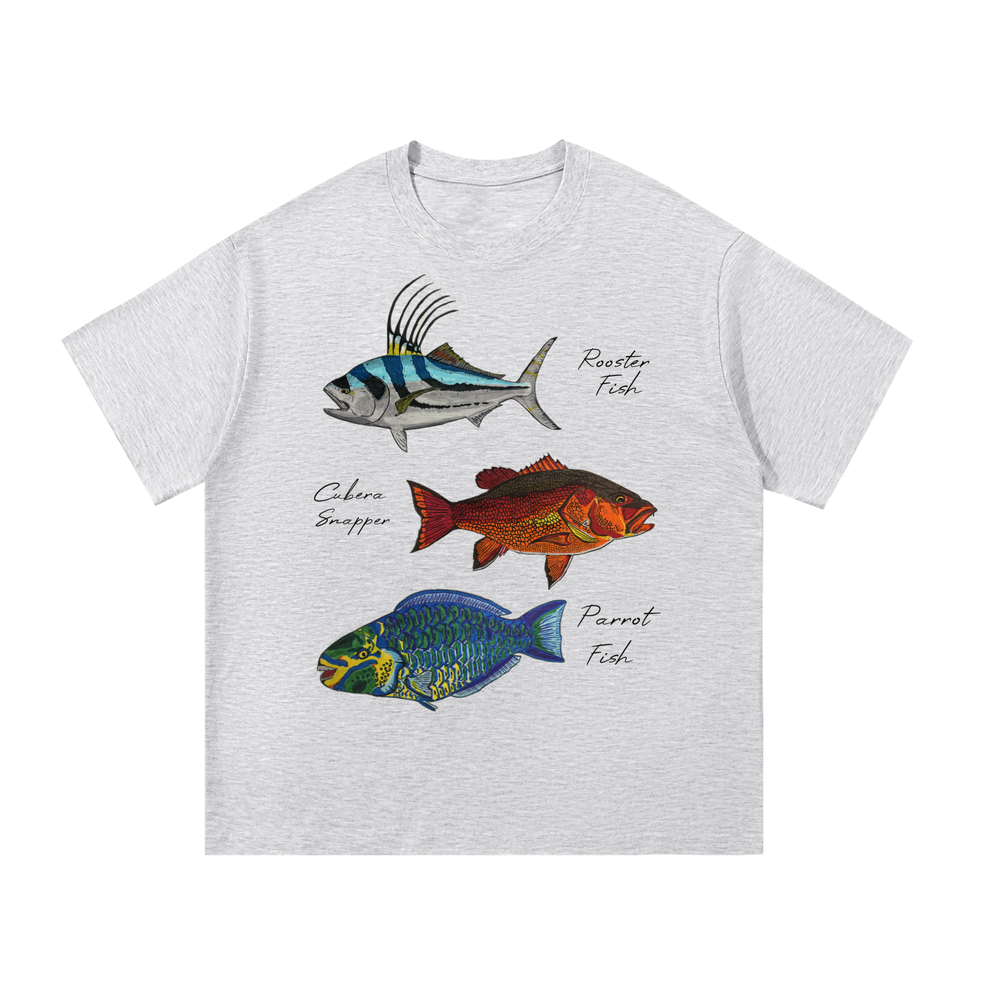 Tropical Reef Mix Essential Cotton T-Shirt