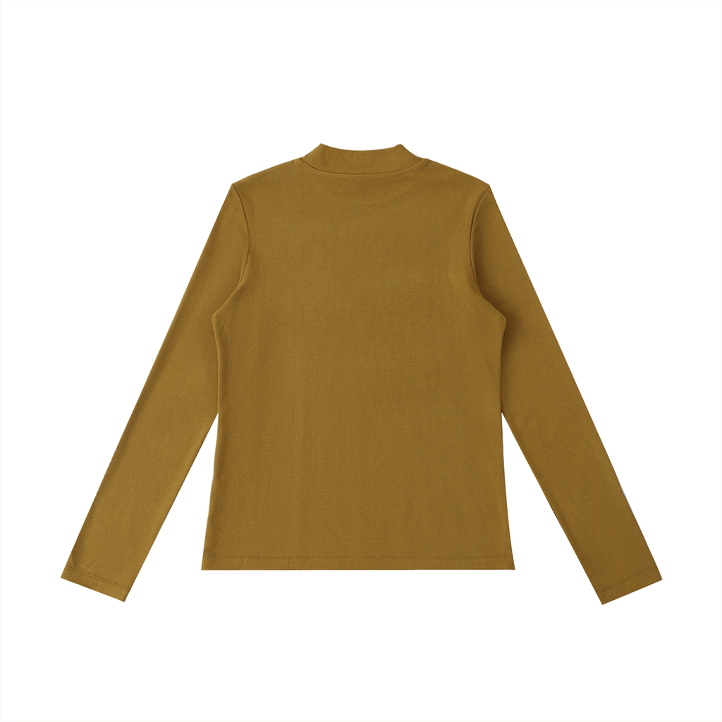 Pacific Octopus Essential Mock Neck Long Sleeve T-Shirt