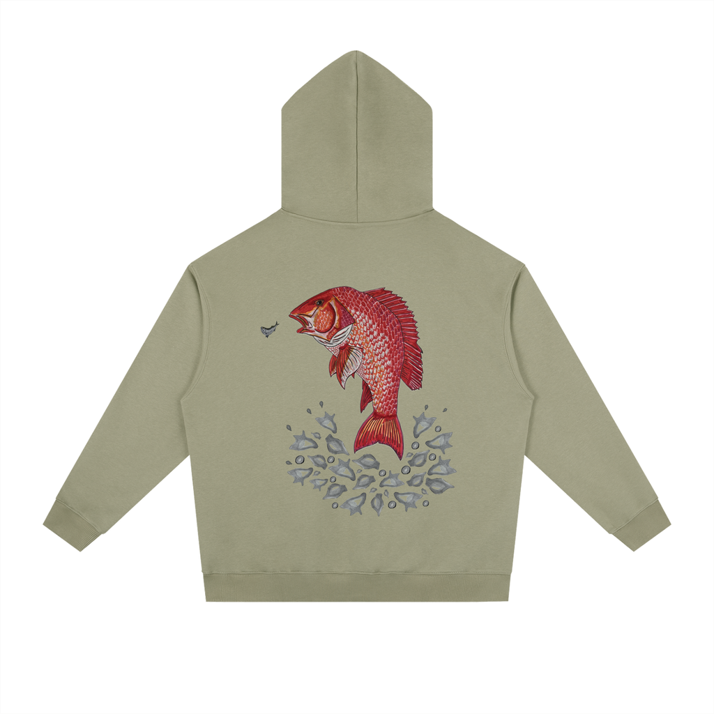 Red Snapper Essential Heavyweight Drop-shoulder Hoodie