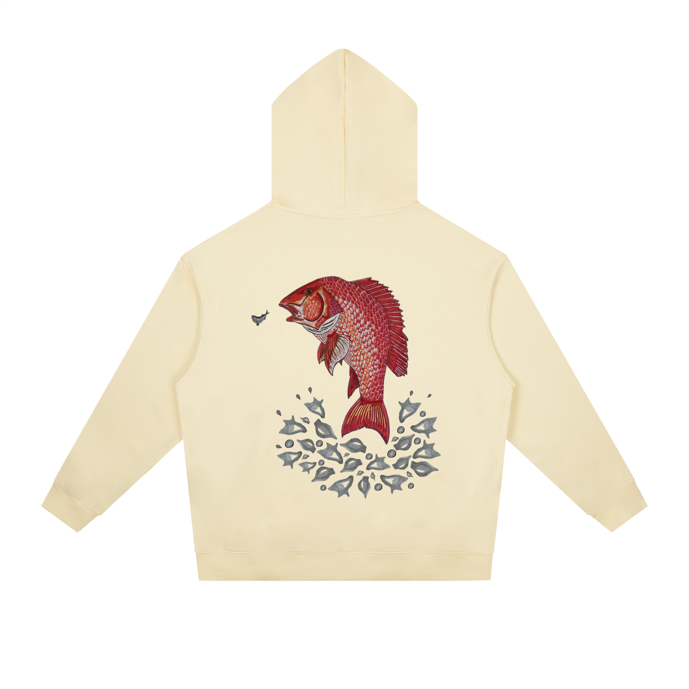 Red Snapper Essential Heavyweight Drop-shoulder Hoodie
