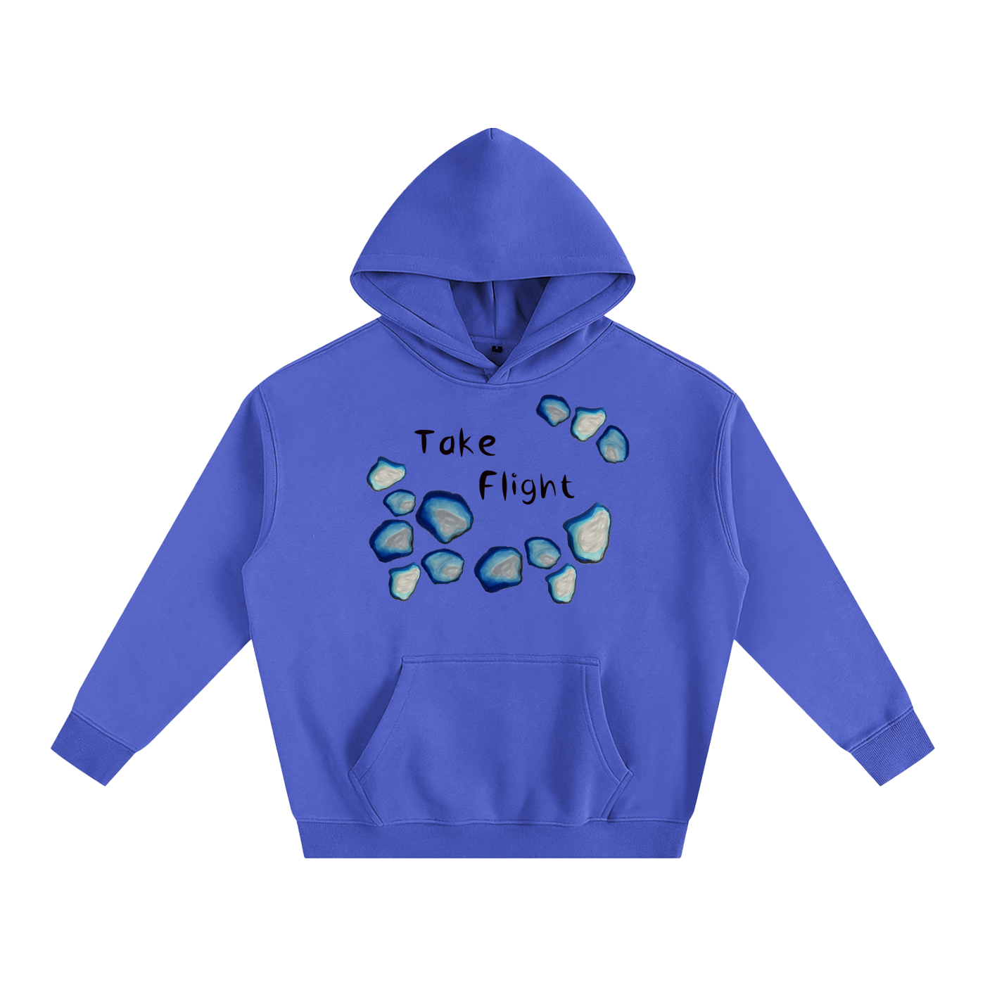 Flying Fish Oversize Fleeced Hoodie