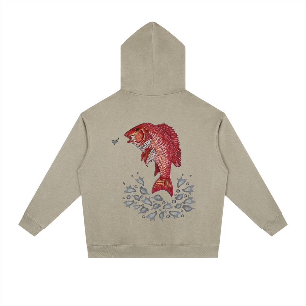 Red Snapper Essential Heavyweight Drop-shoulder Hoodie