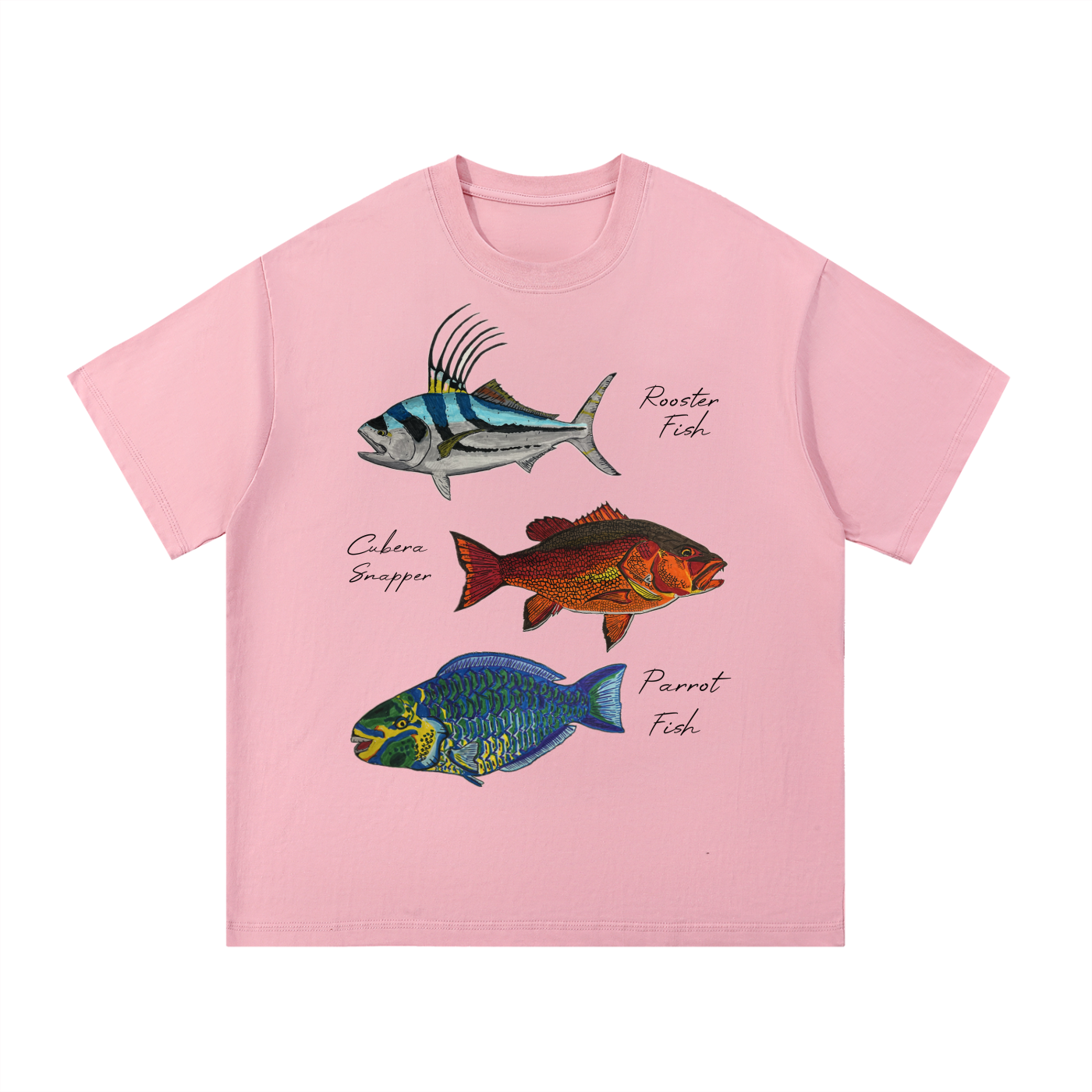 Tropical Reef Mix Essential Cotton T-Shirt