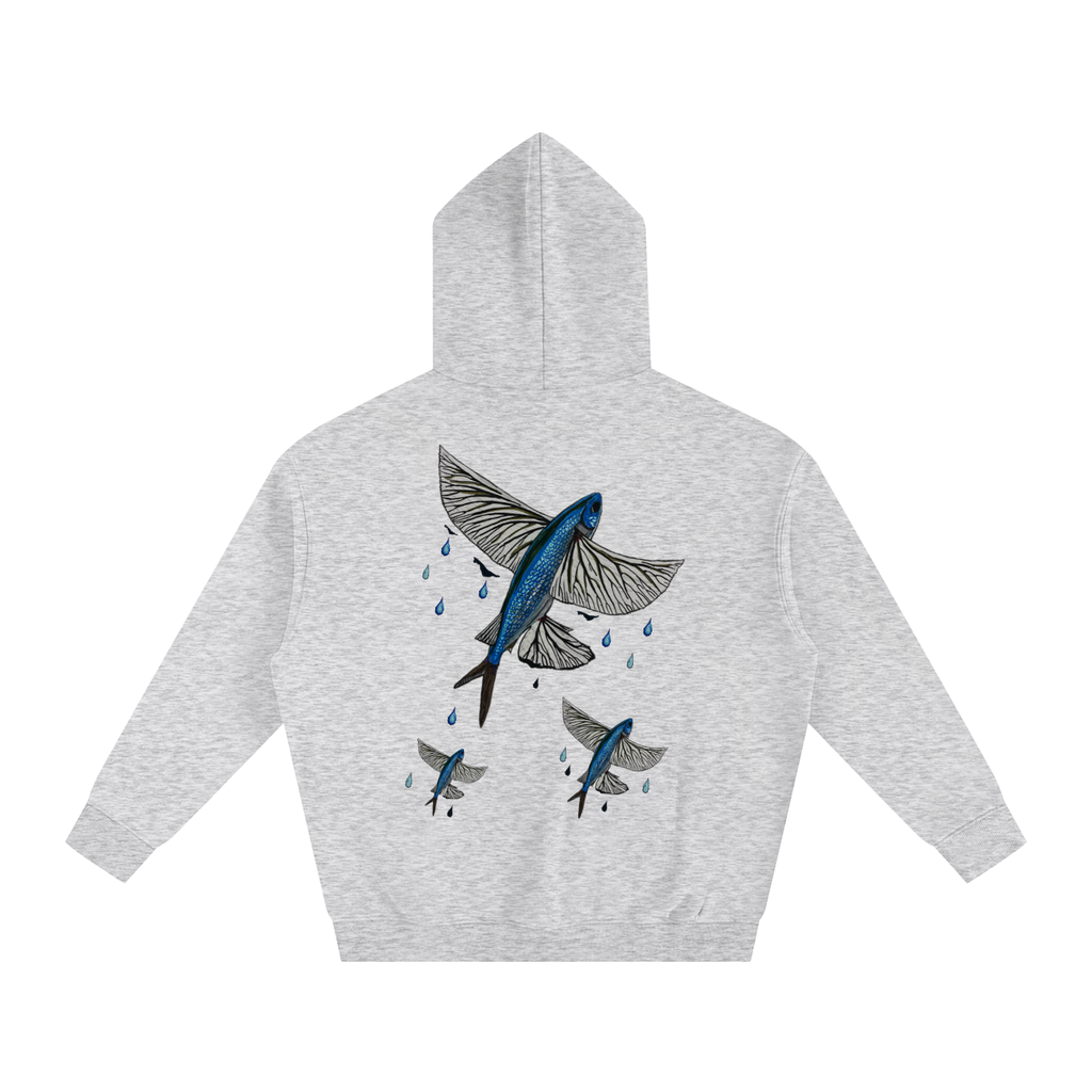 Flying Fish Oversize Fleeced Hoodie