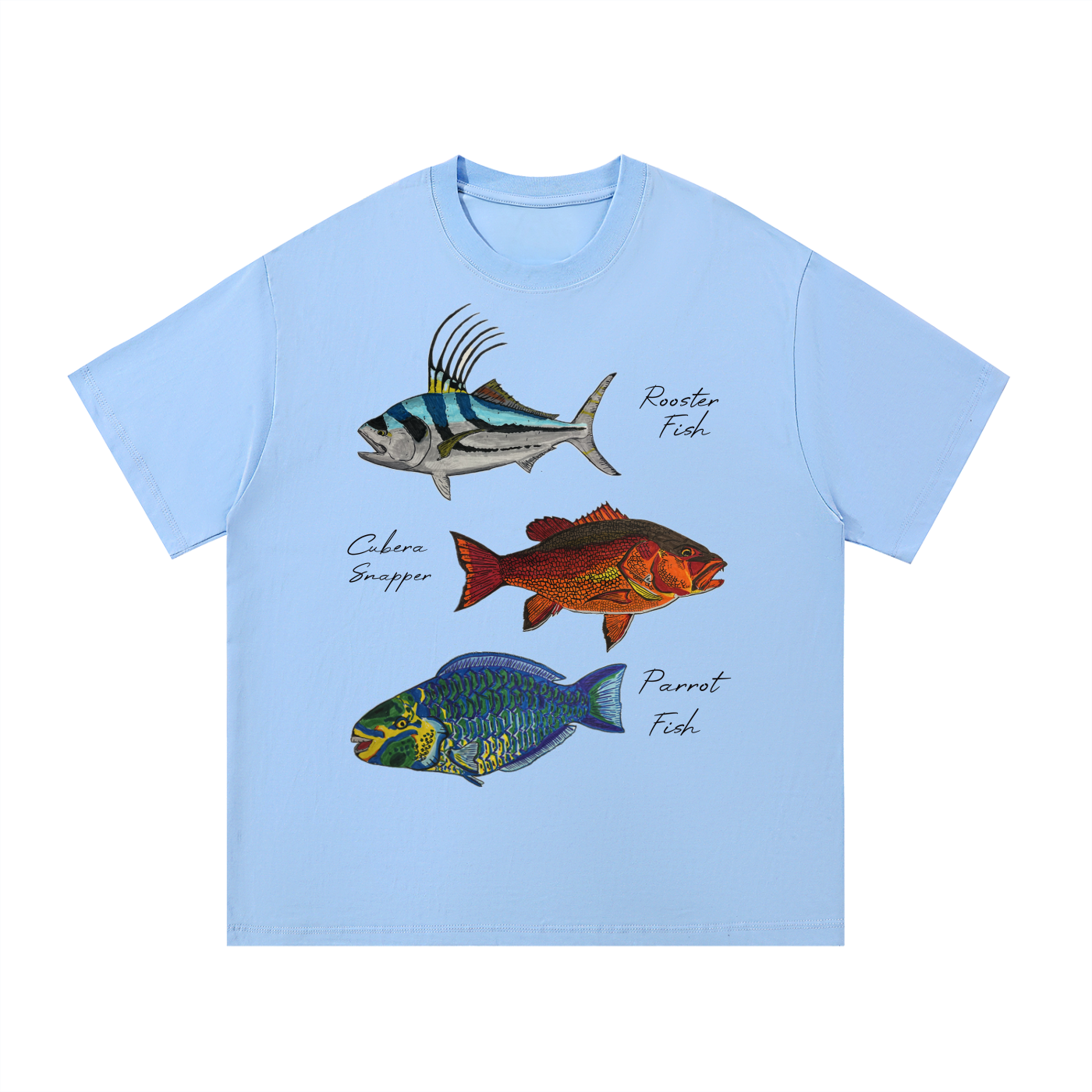 Tropical Reef Mix Essential Cotton T-Shirt