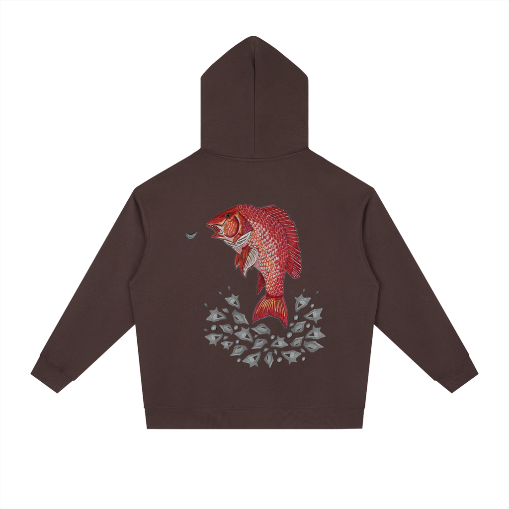 Red Snapper Essential Heavyweight Drop-shoulder Hoodie