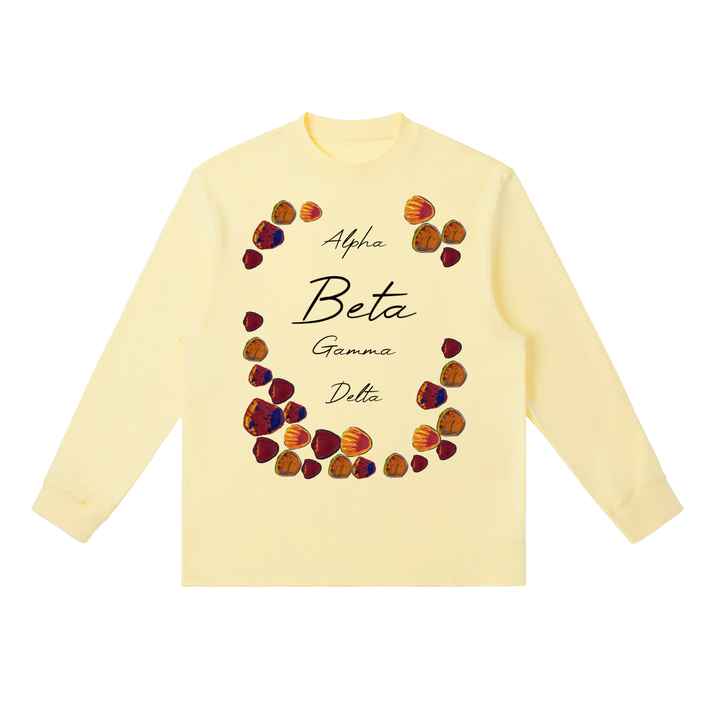 Beta Fish Essential Crewneck Long-Sleeve T-Shirt