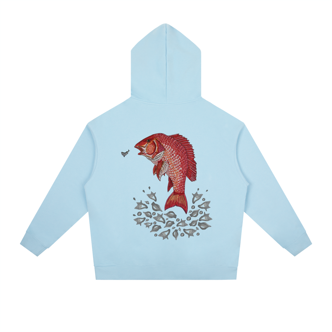 Red Snapper Essential Heavyweight Drop-shoulder Hoodie