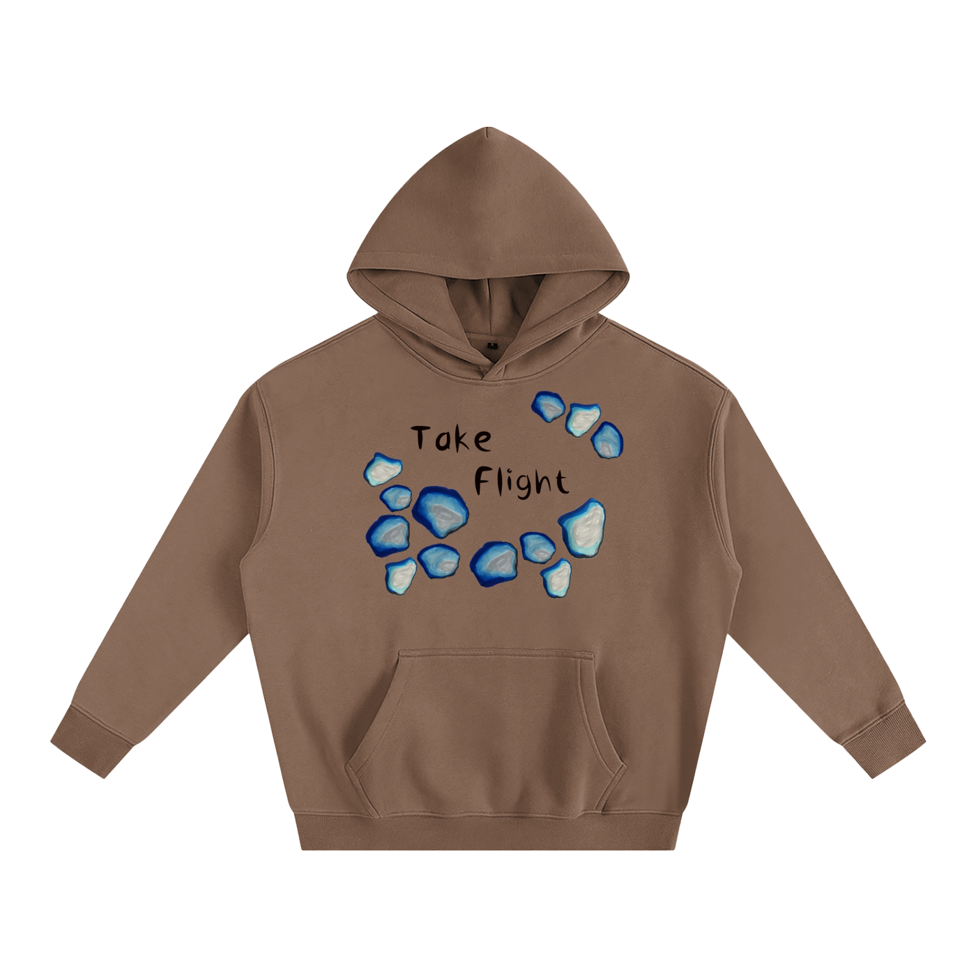 Flying Fish Oversize Fleeced Hoodie