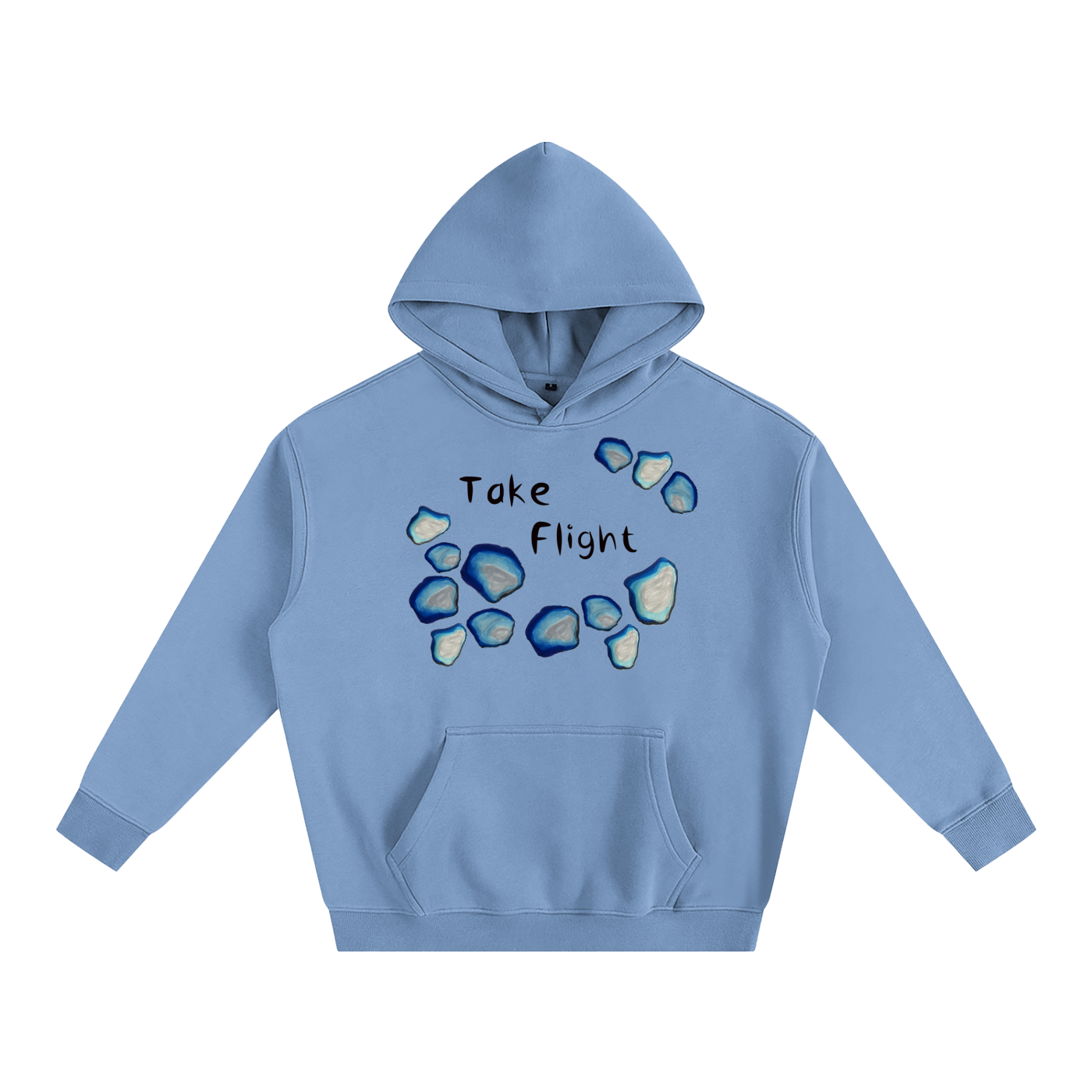 Flying Fish Oversize Fleeced Hoodie