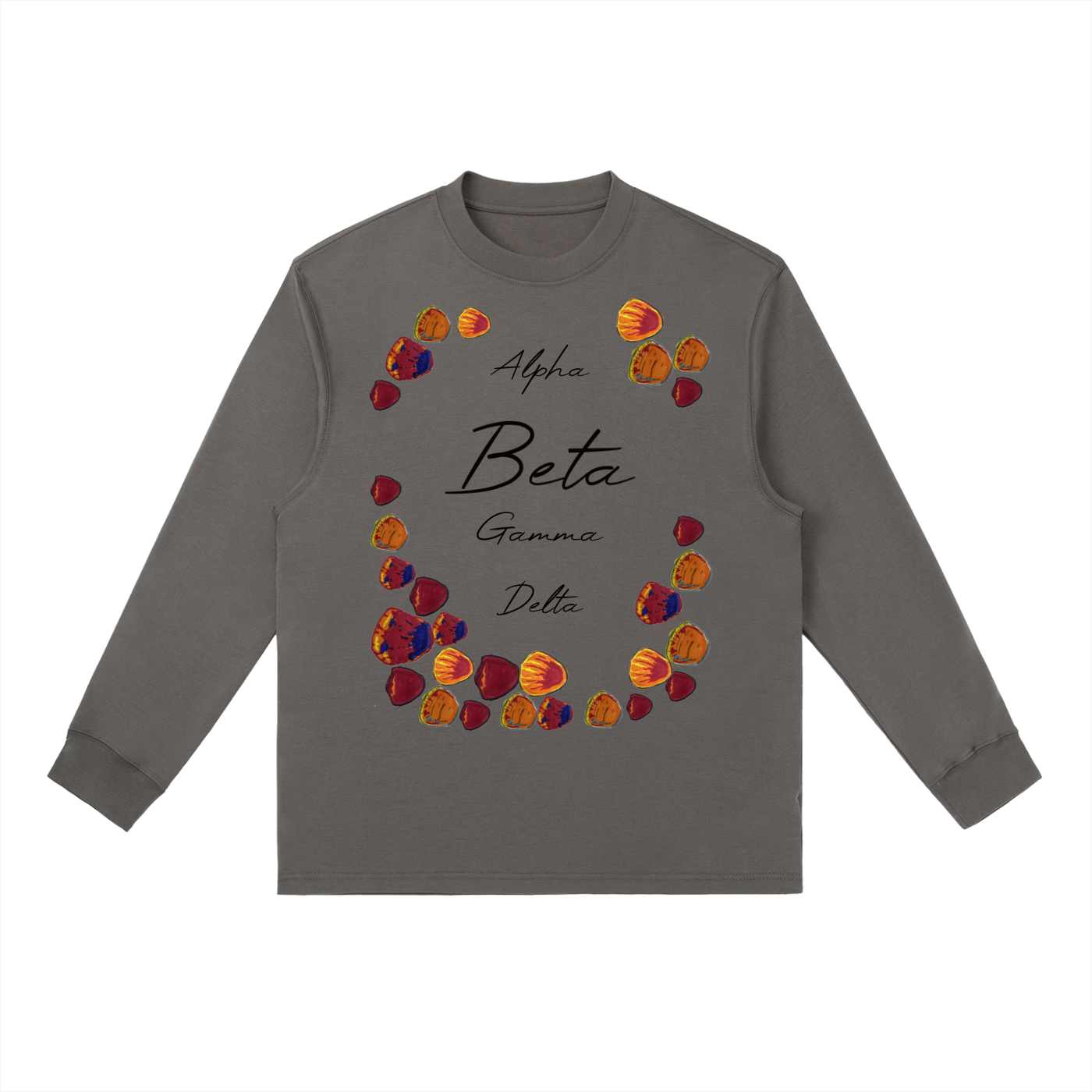 Beta Fish Essential Crewneck Long-Sleeve T-Shirt