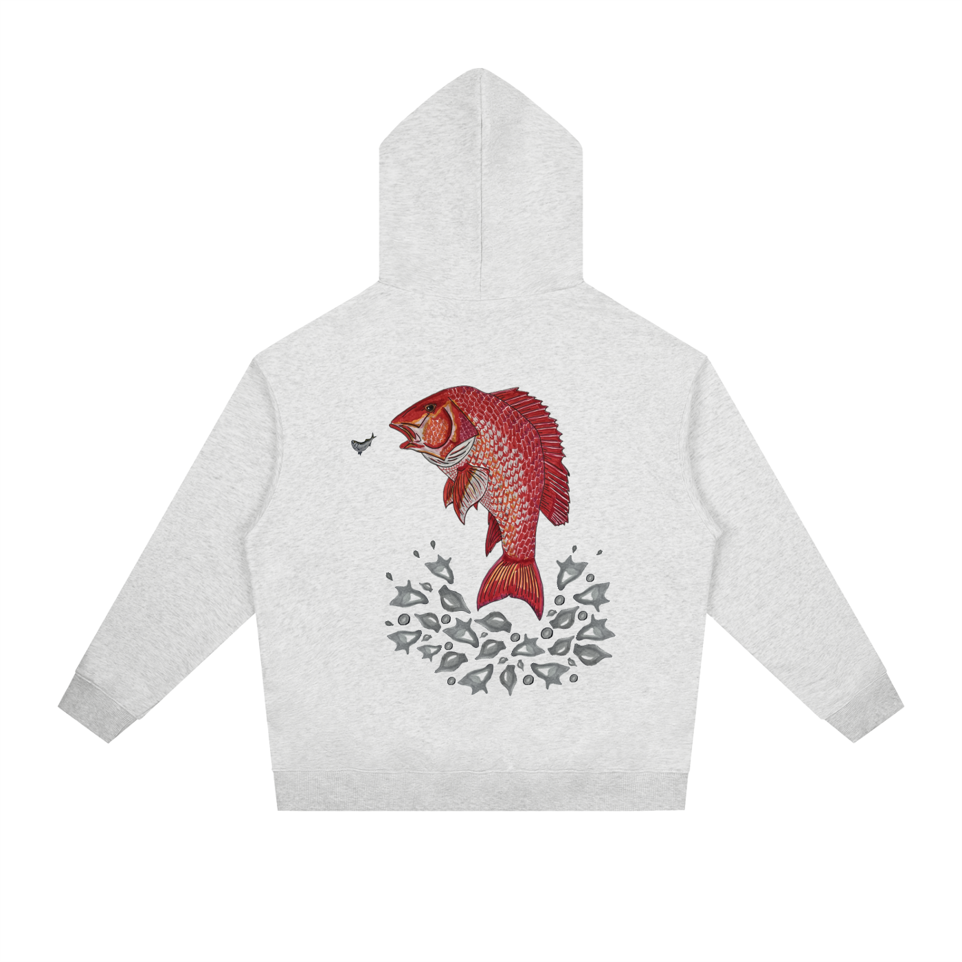 Red Snapper Essential Heavyweight Drop-shoulder Hoodie