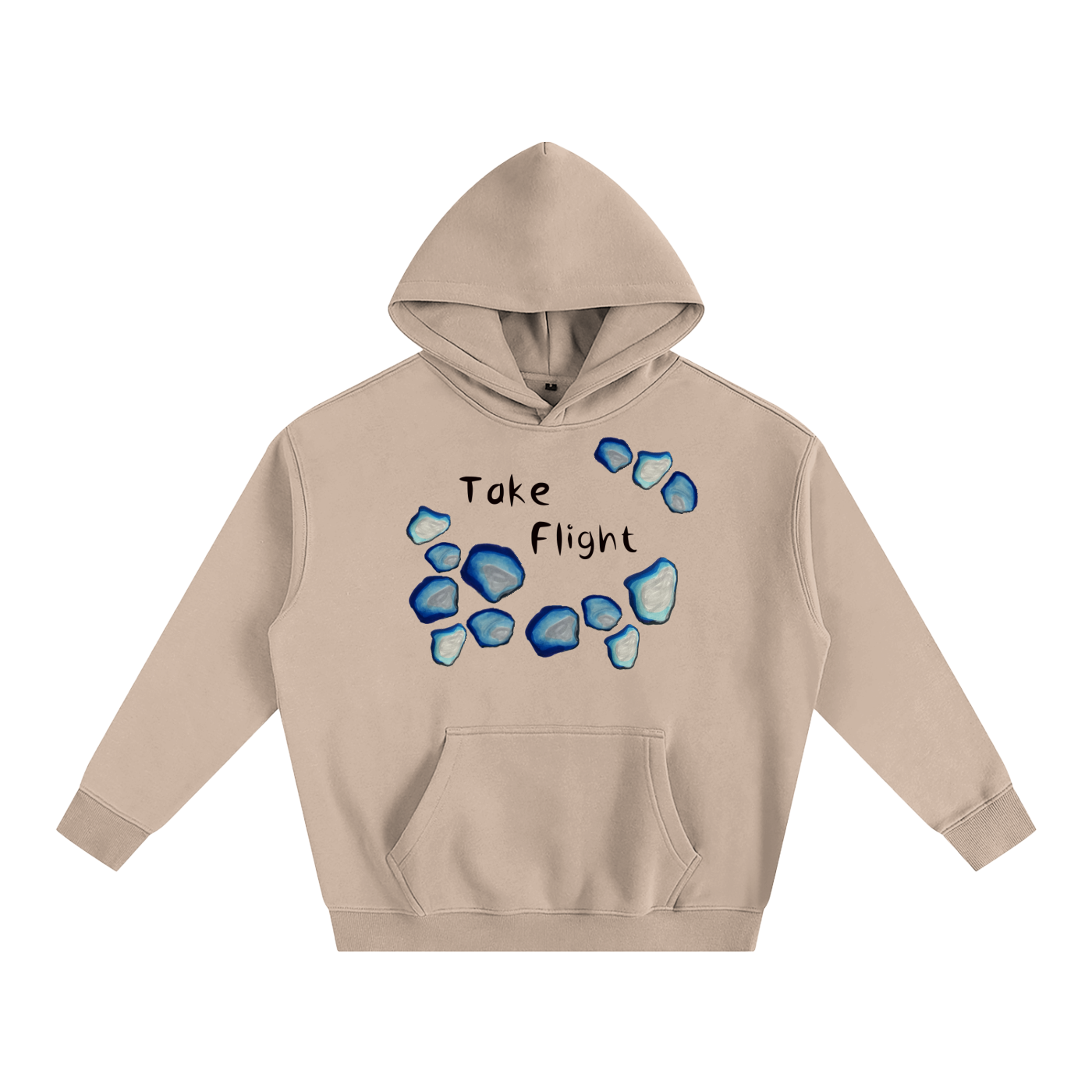 Flying Fish Oversize Fleeced Hoodie