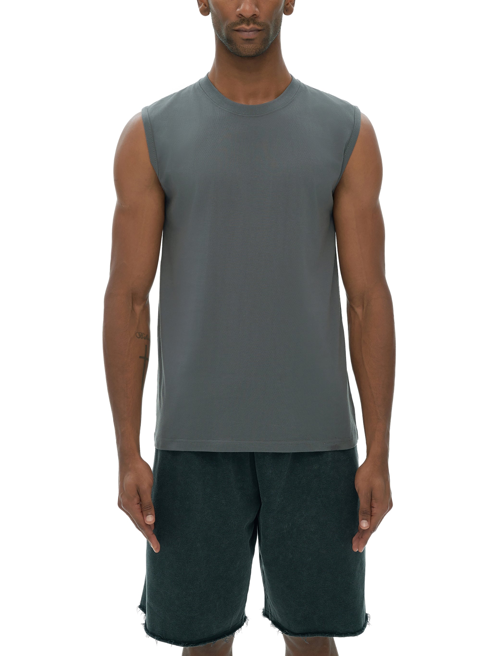 Hammerhead Shark Men's Sleeveless Cotton Tank Top
